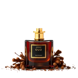 Note olfactive de fond assam oud dans le parfum Myriad