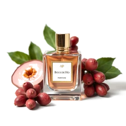 Note olfactive de fond bois de ho dans le parfum Cafe Fiesta