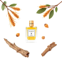 Note olfactive de fond bois résiné dans le parfum Oud Esma