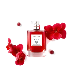 Note olfactive de cœur cyclamé rouge dans le parfum Weekend For Women