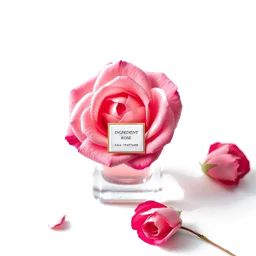 Note olfactive de cœur eau de rose dans le parfum Lightly Bloom Glitter