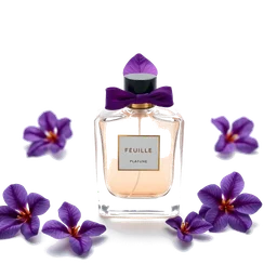 Note olfactive de cœur feuille de violet dans le parfum Unique Leather