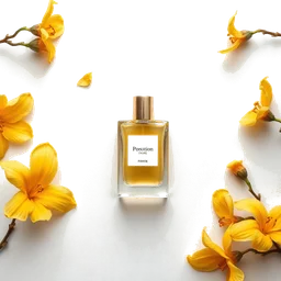 Note olfactive de cœur fleurs jaunes dans le parfum Tohfa Pink