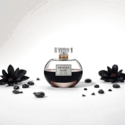 Note olfactive de fond musque noir dans le parfum Falkar