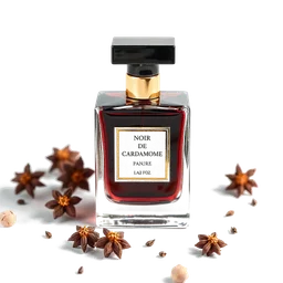 Note olfactive de fond noir de cardamome dans le parfum Man Gold