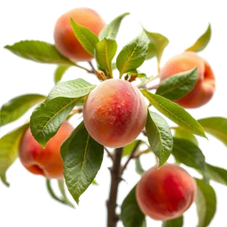 Note olfactive de tête Peach Tree dans le parfum Rose Éclat