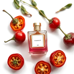 Note olfactive de tête piment dans le parfum Vibrant Brown
