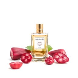 Note olfactive de tête rhubarbe feuille dans le parfum Aura Mugler