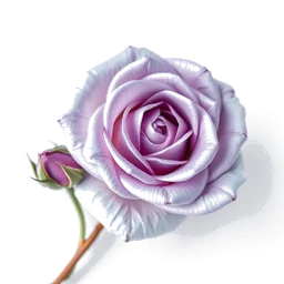 Note olfactive de cœur rose bleue dans le parfum Zen Sun