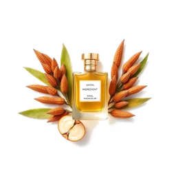 Note olfactive de fond santal de madagascar dans le parfum Santal Vanille