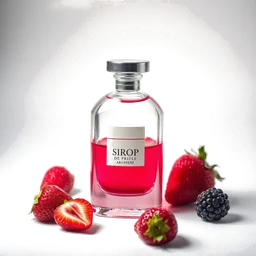 Note olfactive de tête sirop de fraise dans le parfum Lyra